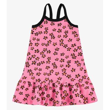 Imagem de Vestido Infantil em Malhão Fruit Rovi Kids Rosa