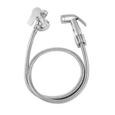 Imagem de Ducha Higiênica, metal cromado com derivador Flex, 1,2m. Marca Kelly M