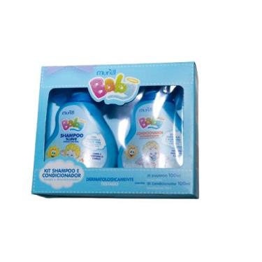 Imagem de kit Shampoo e Condicionador Muriel Baby Rosa e Azul, Azul