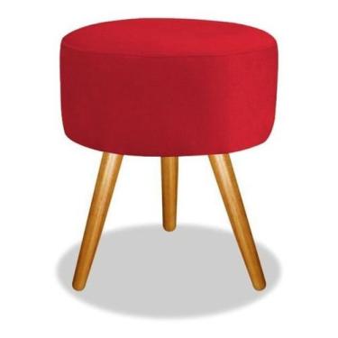 Imagem de puf puff banco banqueta tecido luxo - phlux, creme