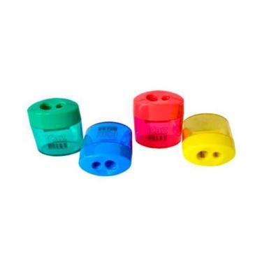 Imagem de Apontador Coletor 2 Furos Oval Caixa Com 12 Unidades Kaz - 709917