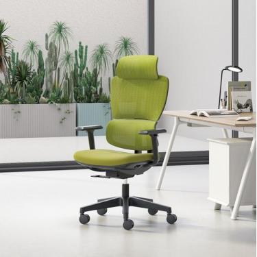 Imagem de Cadeira de Escritório Presidente NR17 Ergonômica Tela Mesh Beta Verde 