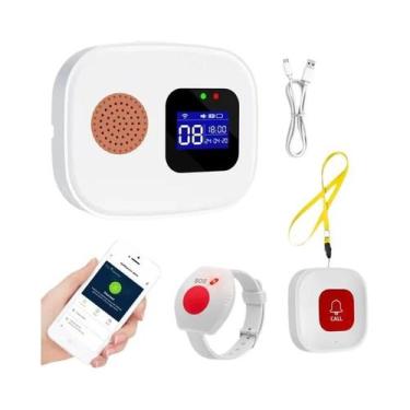 Imagem de Sistema De Alerta De Chamada De Emergência SOS Para Idosos Com Campain