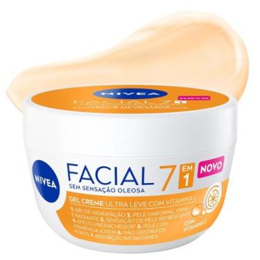 Imagem de Gel Creme Facial Nivea Ultra Leve 7 em 1 Vitamina C 100g