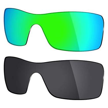 Imagem de Mryok 2 pares de lentes polarizadas de substituição para óculos de sol Oakley Ridgeline OO9419 – Opções