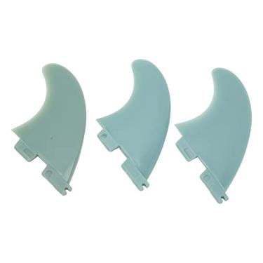 Imagem de Barbatanas de surf, barbatanas de prancha de surf confiáveis ​​3 peças para acessórios de longboard