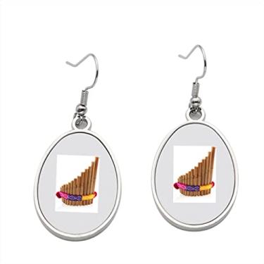 Imagem de Brinco de flauta - Brincos pendurados para meninas - Presente de festa de aniversário dos namorados