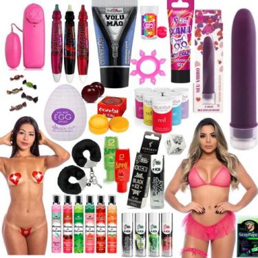 Imagem de Kit Sexyshop 90 Itens Revenda Atacado Sex Shop Produtos Completo Para