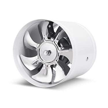 Imagem de Fã exausto Ventilador de ducto embutido de 8 polegadas, 50 0cfm, Cozinha poderosa fume de óleo de fumaça de ventilação Tipo de janela doméstico DUCT DUCT FAIS COM 7 BLADES FAIL BAIL FAIS Ventiladores