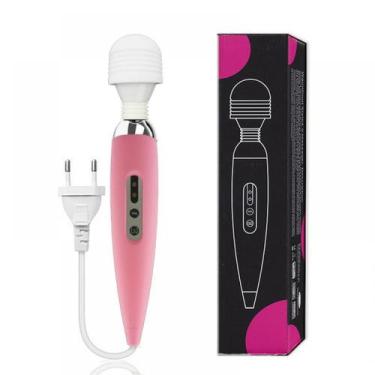 Imagem de Vibrador Massageador Eletrico Varinha Mágica 12 Modos Bivolt Wand Cool