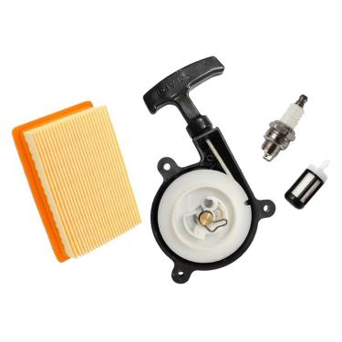Imagem de HURI Recoil Starter com filtro de ar Spark Plug Fuel Filter para Stihl SR340 SR420 BR320 BR340 BR380 BR400 BR420