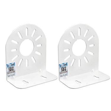 Imagem de compcctv Suporte de câmera domo em forma de L, suporte universal de teto de parede para câmera de segurança CCTV Hikvision domo, suporte de montagem de câmera de segurança CCTV / (pacote com 2)