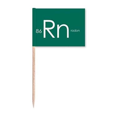 Imagem de Tabela de menstruação elementos químicos raro gás radônio Rn marcadores marcadores decoração de festa