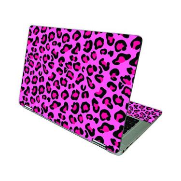 Imagem de Película MightySkins compatível com HP Chromebook x360 14 (2021) - Leopardo rosa | Capa protetora, durável e exclusiva de vinil | Fácil de aplicar, remover e mudar estilos | Feito nos EUA