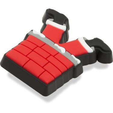 Imagem de Crocs Berloques de sapato de Natal | Jibbitz, Papai Noel na chaminé, tamanho único