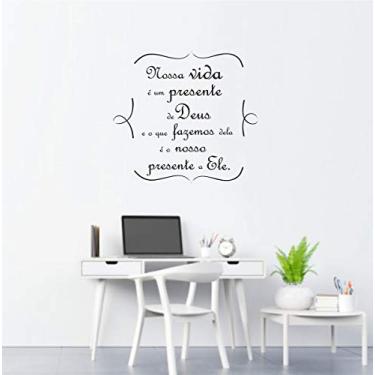 Imagem de Adesivo de Parede Frase mod54 Motivacional tamanho 50cmx55cm