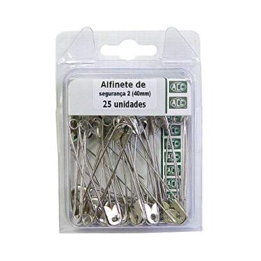 Imagem de ACC - Alfinete Segurança 2 40mm Blister 25 unidades Aço Niquel