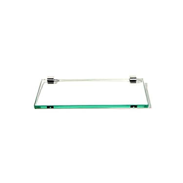 Imagem de Porta Shampoo Reto em Vidro Incolor Lapidado - Aquabox - 40cmx14cmx10mm