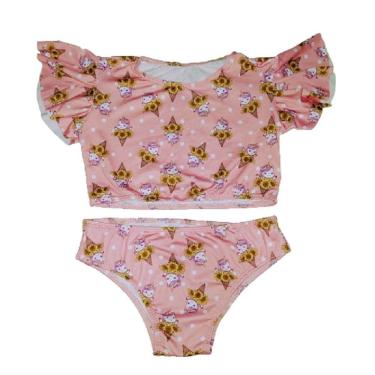 Imagem de Biquini Juvenil Manga Curta c/ Babados