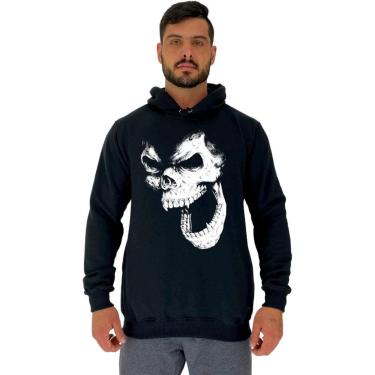 Imagem de Moletom Tradicional Capuz MXD Conceito Gorilla Skull Masculino-Masculino