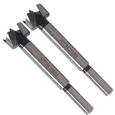 Imagem de Kit 2 Broca Forstner 20Mm Furadeira Madeira Dobradiça Caneco