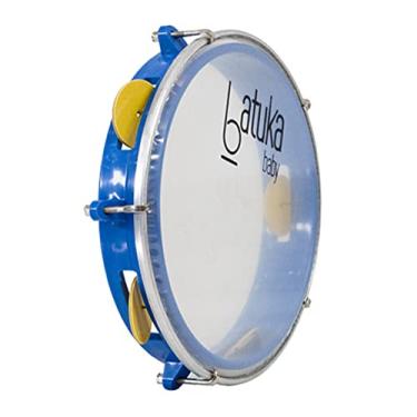 Imagem de Pandeiro Abs Junior Pele Cristal Azul 08" Batuka- Luen