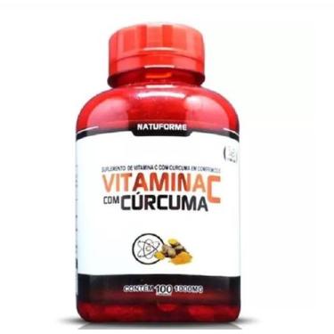 Imagem de Vitamina C Com Curcunma 100 Comprimidos Natuforme