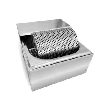 Imagem de BRSTEEL Manteigueira Profissional de Manteiga para Hambúrguer, Aço Inox, Prata, 1,3 Litros