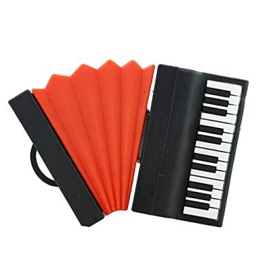 Imagem de 128 GB Forma de acordeão unidades flash USB pen drive memória flash stick penDrives disco flash USB unidade Thumb disco U disco USB 2.0 Pen Drive USB PenDrive (vermelho)