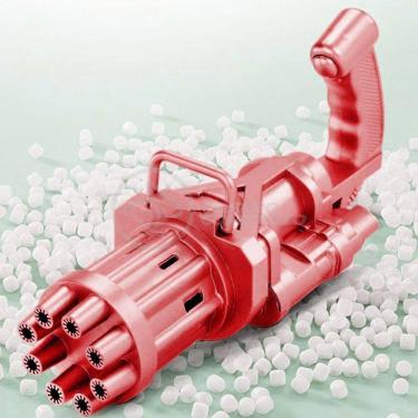 Imagem de Máquina Elétrica Lança Bolhas Sabão Vermelho