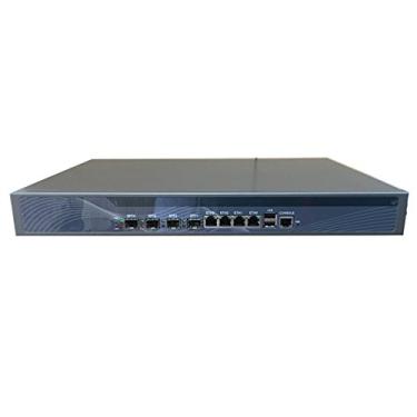 Imagem de Partaker Firewall, VPN, 1U Rackmount, aparelho de segurança de rede, Z87, Intel Pentium G3250, (cinza), [4 Gigabit LAN/4 Gigabit SFP/2USB/1COM/1VGA/1Bypass], (4G RAM/128G SSD)