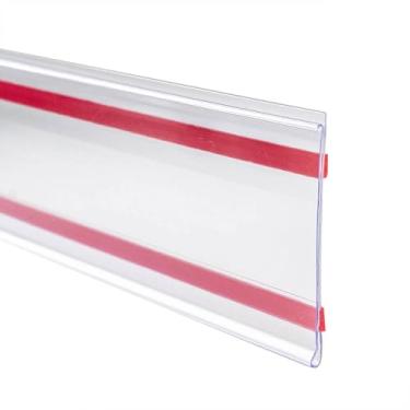 Imagem de Etiqueta PVC para Gondola Modelo U - 100cm largura x 5,7cm altura