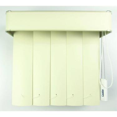Imagem de Persiana Vertical Em Pvc Com Bando Crisdan Largura 1,35 X 1,35 Altura Bege