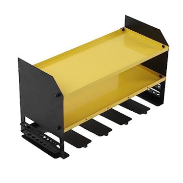 Imagem de Acouto Organizador de ferramentas elétricas, prateleira de armazenamento de ferramentas, amplo espaço, fácil de instalar, para garagem, casa, oficina, galpão