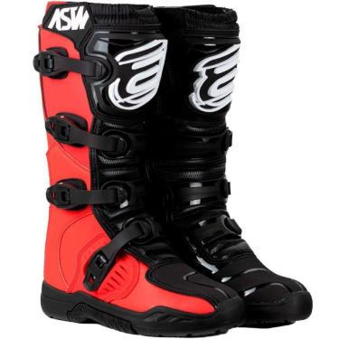 Imagem de Bota ASW Image Enduro Preto/Vermelho