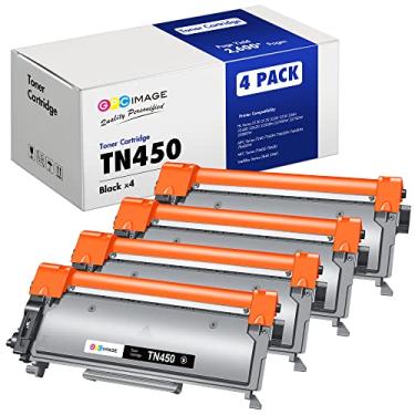Imagem de GPC Image Cartucho de toner de substituição compatível para Brother TN450 TN-450 TN420 para usar com impressora HL-2270DW HL-2280DW MFC-7360N MFC-7860DW HL-2240 IntelliFax 2840 (pacote com 4, preto)