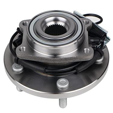 Imagem de KUSATEC Conjunto de rolamento do cubo da roda dianteira 513273 compatível com Chrysler Town & Country, Dodge Grand Caravan 2008-2016, VW Routan 2009-2014, 5 Lug w/ABS