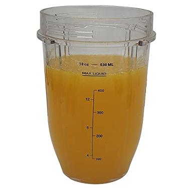 Imagem de Copo de substituição de 510 g, compatível com as séries Nutri Ninja Pro BL450/BL456 e liquidificador Auto-IQ série Bl480/BL482/BL490, compatível com o liquidificador Ninja Chef de alta velocidade (1