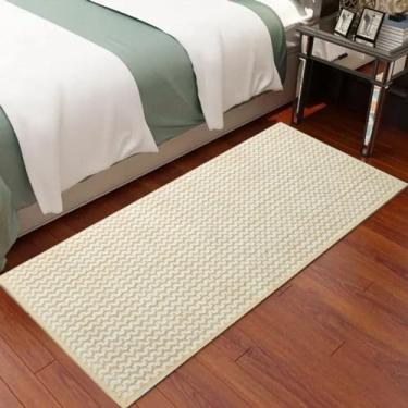 Imagem de TAPETE BEGE SISAL BEIRA DE CAMA PORTA 0,50 X 0,80