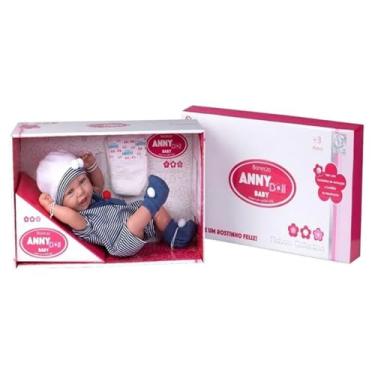 Imagem de Boneca Anny Doll Baby Marinheiro - Cotiplás