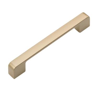 Imagem de Puxador de móveis de liga de alumínio dourado maçaneta da porta do armário de cozinha único furo botão da gaveta do guarda-roupa redondo, 5