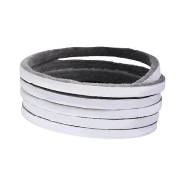 Imagem de IEUDNS Fita de vedação de escova à prova de poeira, à prova d'água e vento, 10 metros, fita de vedação para porta de janela, para guarda-roupa, porta, Cinza