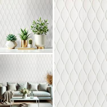 Imagem de Papel de Parede Adesivo Lavável Envelopamento Antimanchas 5 metros (Capitonê)