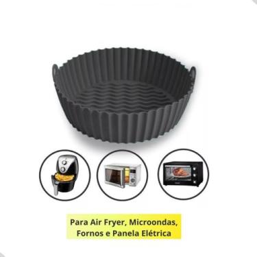 Imagem de Forma de silicone para air fryer antiaderente reutilizável - WEFUN