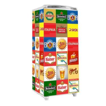 Imagem de Adesivo Decorativo Geladeira Envelopamento Premium - Belo Papel de Par
