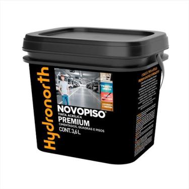 Imagem de Tinta Acrílica Novopiso 3,6 Lts - Cores - Hydronorth, Amarelo Demarcaç