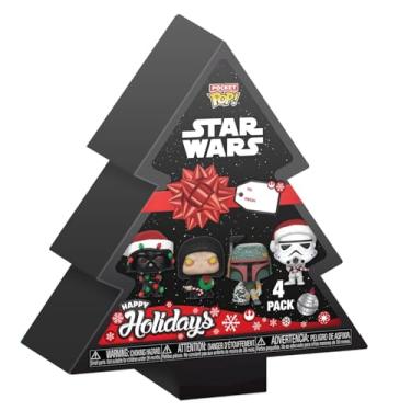Imagem de Funko Pocket POP! Star Wars - Darth Vader - Tree Holiday Box - Keychain Novelty Keyring - Collectable Mini Figure - Stocking Filler - Gift Idea - Official Merchandise - Movies Fans - Backpack Decor