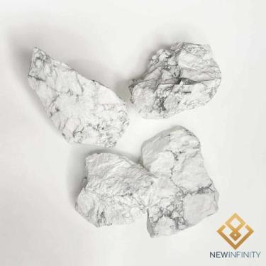 Imagem de Pedra Howlita Bruta Natural 3cm paz e tranquilidade - New Infinity