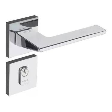 Imagem de Fechadura Pado Porta Sara Externa Ros Cr Cromada - Externa - Bruno Aca