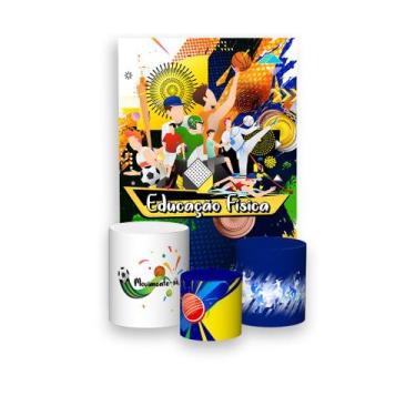 Imagem de Painel De Festa Vertical 1,50 x 2,20 + Trio De Capas Cilindro - Profis